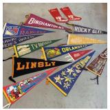 Lot of mostly travel pennants