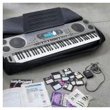 Casio keyboard with bag