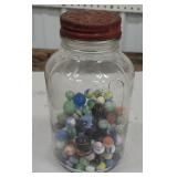 Jar of marbles
