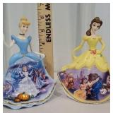 2x$ Walt Disney bells - Cinderella and beauty and