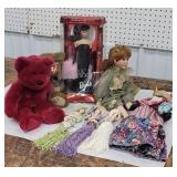 Dolls and bears