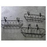 3 wire plant holders
