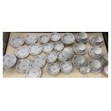 Box lot 47 pieces Johann Haviland china from