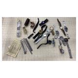 Box lot wrist watches and watch parts