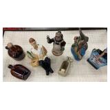 Box lot of interesting bottles/decanters