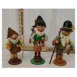 3x$ - 3 German steinbach smoker figures
