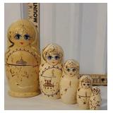 Russian stacking doll set