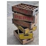 6 soda crates