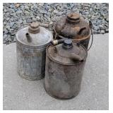 3 kerosene cans