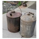 2 kerosene cans