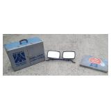 S-k tools box, mirror, Motorola tube box