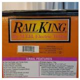 Rail King Lackawanna Camelback steam engine with