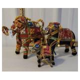 3 fabric made in India elephants
