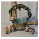 Jim Shore Easter basket