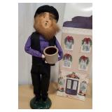 Byers Choice - Amish man holding crack - signed