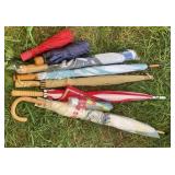 Lot of 8 umbrellas