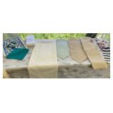 Nice box lot table linens - table runner,