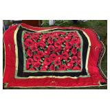 Poppy quilt - twin size