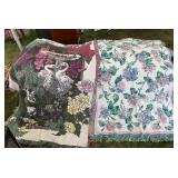 3 cotton knit blankets