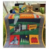 Bag lot - kids bedding with pillows and blanket