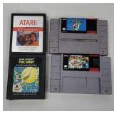 Atari games and super Nintendo games