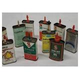 Household and singer oil cans