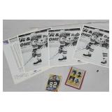 signed pictures and 2 cards