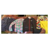 Lot of clothing - jackets and slacks size s/m/l
