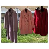 2 wool jackets from Talbots (size 14 and 8) and
