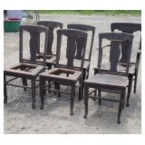 6 t back chairs ** project