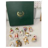 Christmas around the world - set of 12 ornaments