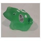 Lenox/Fenton frog - hand-painted artist signed