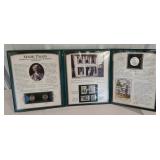 Mark Twain commemorative coin/stamp book