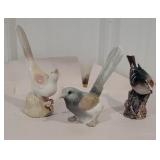 3 birds - lladro, Denmark, & Spain
