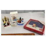 Box lot Peanuts Christmas keepsakes