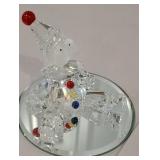 Swarovski clown with mirror