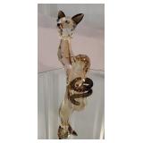 Beautiful Swarovski Siamese cat - tinted