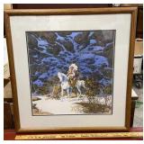 Signed and numbered Bev Dolittle print approx