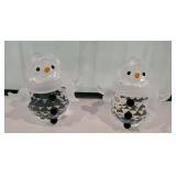 2x$ Swarovski - snowman