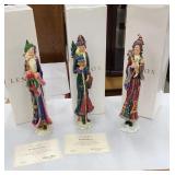 Box lot 3 Lenox Santa