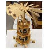 Wooden German Christmas carousel- some pieces