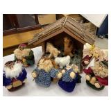 Cute country Christmas nativity