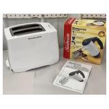 KitchenAid toaster and Sunbeam hand mixer