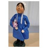 Byers Choice - Amish girl in blue dress