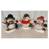 Byers Choice - 3 Snowmen
