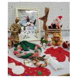 Box of Christmas including snowman window