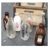 Milk bottles and crate deposit, coopers plains,
