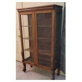 Oak china cabinet