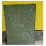 Solid Bronze sign, Andante Trail.  32x23 1/2