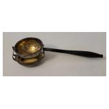 Sterling silver tea strainer